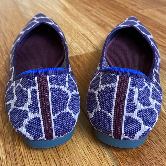 Rothy’s The Point Giraffe Violet Purple size 6.5 EUC - Picture 6 of 8
